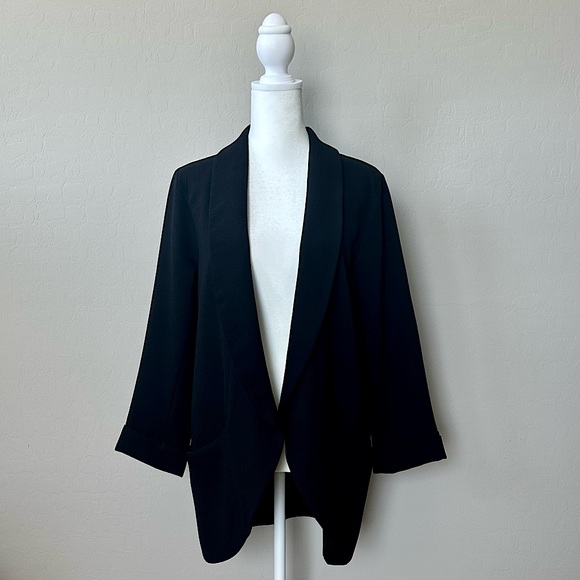 Lush Open Front Blazer - Picture 1 of 6